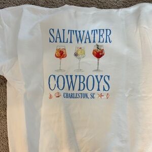 Hanes Saltwater Cowboys Charleston SC Graphic Sweatshirt NWOT